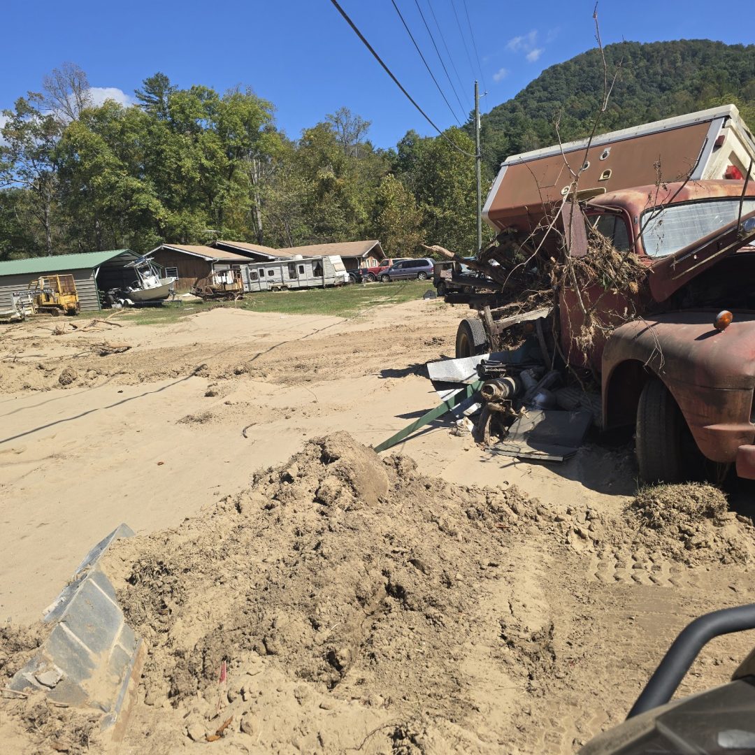 Images from Volunteer Nickoles of the hurricane damage.