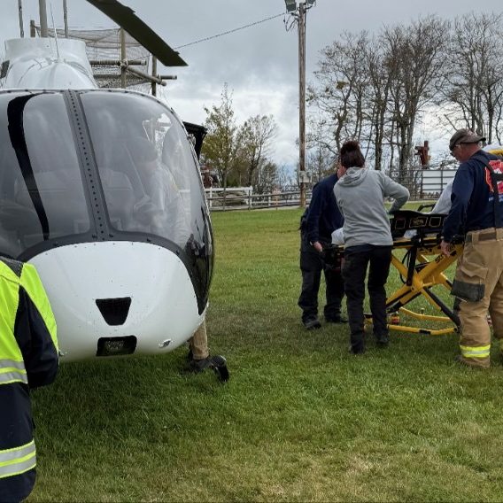 Chopper rescue from WCEN
