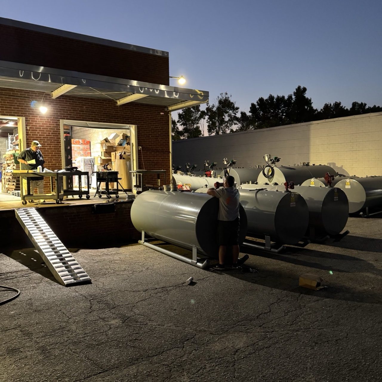 Prime Fuels and Phoenix Pumps getting systems ready to go for Swannanoa, NC