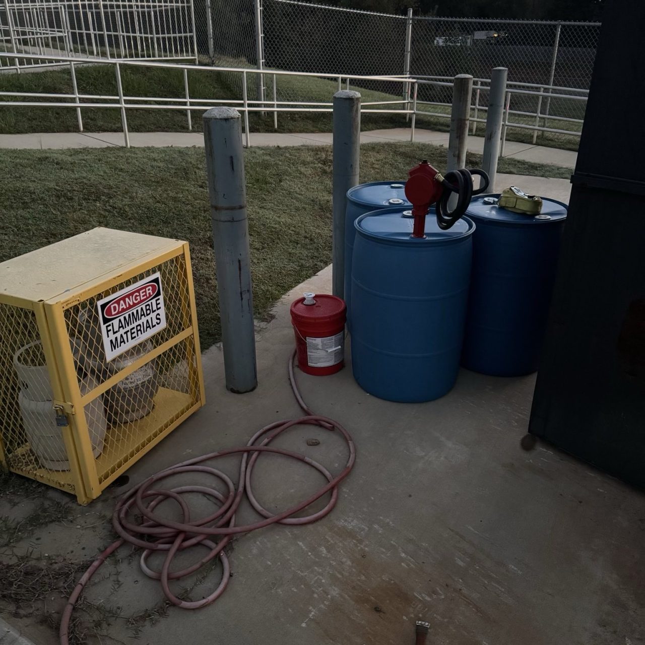 Tanks and equipment donated by Prime Fuel and Phoneiox to make our fuel distribution hubs possible.