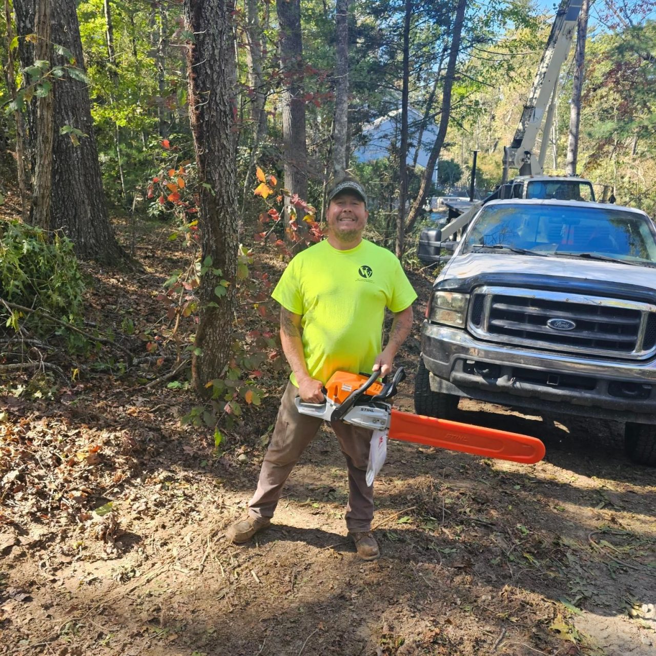 Chainsaws donated to the Hot Springs Community by Blair Hobgoood working with Frank Vogler.