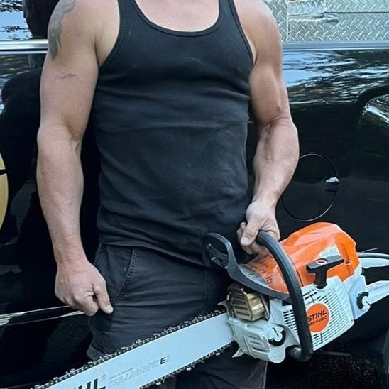Chainsaws donated to the Hot Springs Community by Blair Hobgoood working with Frank Vogler.
