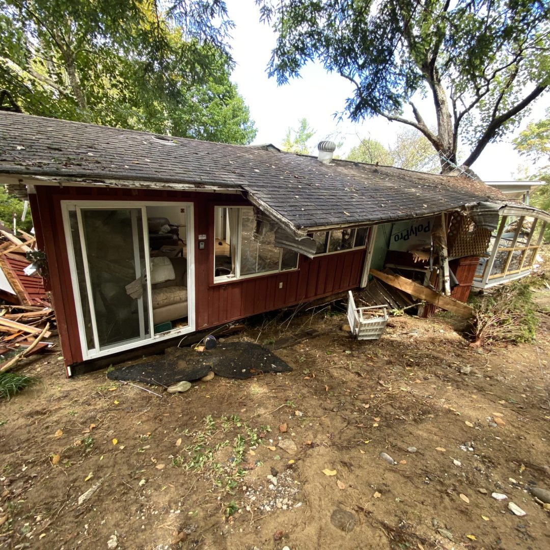 Images from Volunteer TJ of the hurricane damage.