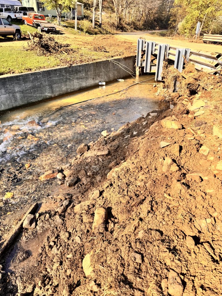 Damage from Hurricane Helene