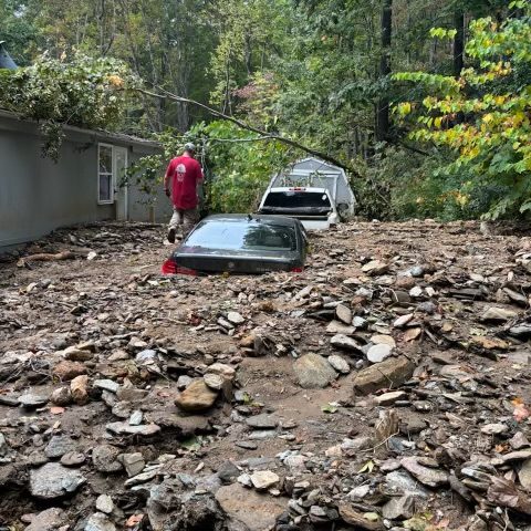 Damage from Hurricane Helene