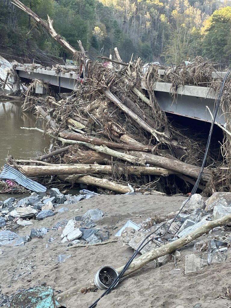Images from Volunteer Jon of the hurricane damage.