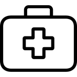 Icon of medical bag