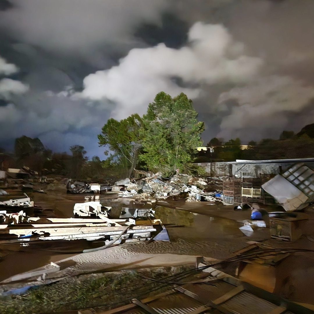Images from Volunteer Christopher of the hurricane damage.
