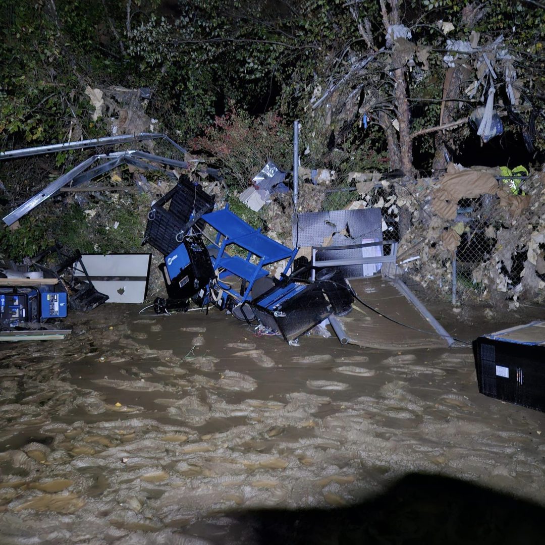 Images from Volunteer Christopher of the hurricane damage.