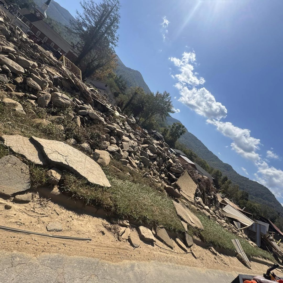 Images from Volunteers Austin and Christy of the hurricane damage.