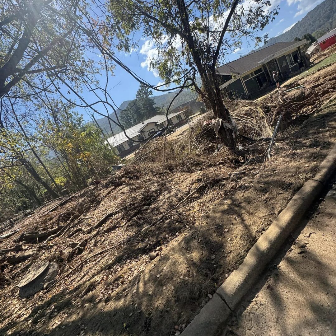 Images from Volunteers Austin and Christy of the hurricane damage.