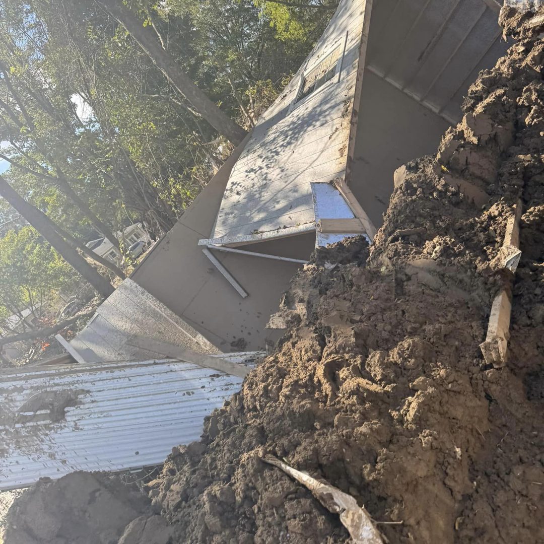 Images from Volunteers Austin and Christy of the hurricane damage.