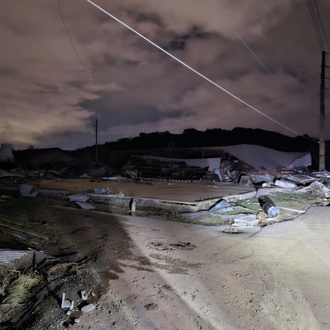 Images from Volunteer Christopher of the hurricane damage.