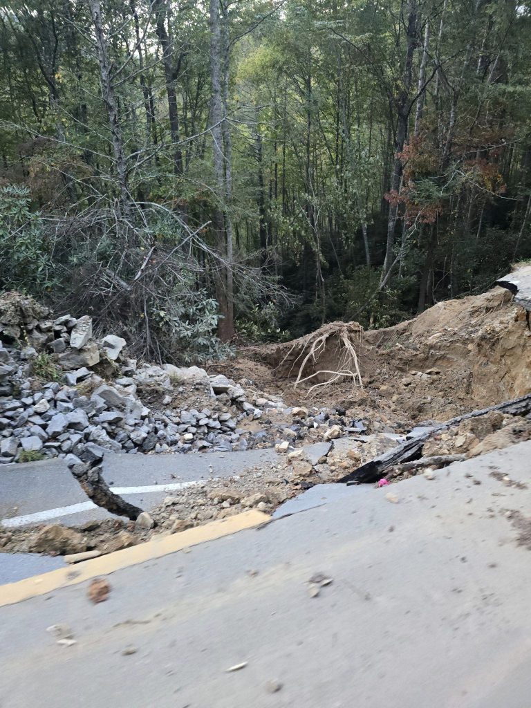 Images from Volunteer Nickoles of the hurricane damage.