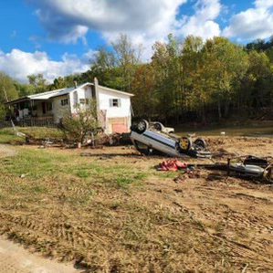 Damage from Hurricane Helene
