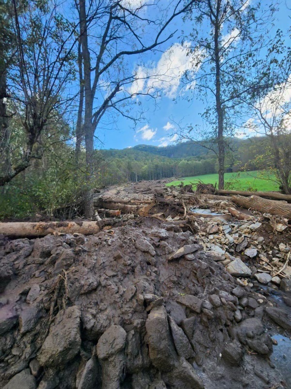 Damage from Hurricane Helene