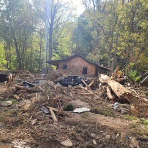 Damage from Hurricane Helene