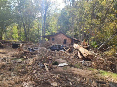 Damage from Hurricane Helene