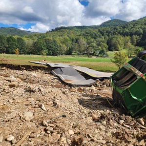 Damage from Hurricane Helene
