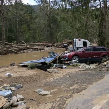 Damage from Hurricane Helene