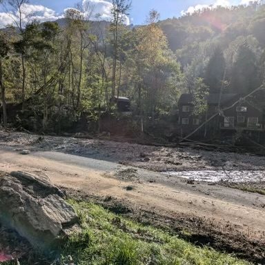 Damage from Hurricane Helene