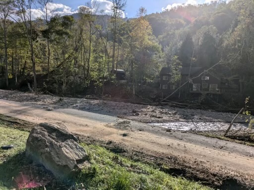 Damage from Hurricane Helene